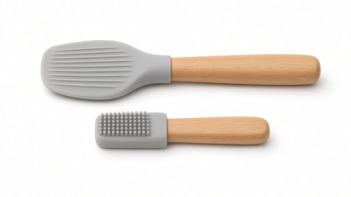 Zentrix Kitchens Silicone Basting Brush + Mini Cleaning Brush